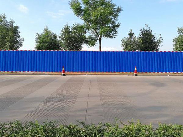 工地圍擋現(xiàn)場